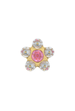 Studex Studex schietknopjes - Verguld - Daisy Zirkonia Kristal - 7511-6410 (155)