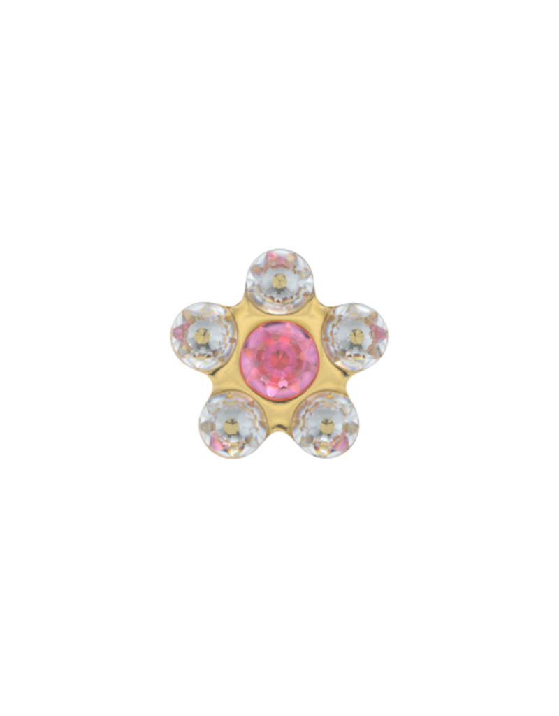 Studex Studex schietknopjes - Verguld - Daisy Zirkonia Kristal - 7511-6410 (155)