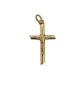 Occasions by Marleen Occasions by Marleen - 14 karaats - Gouden kruis - Corpus