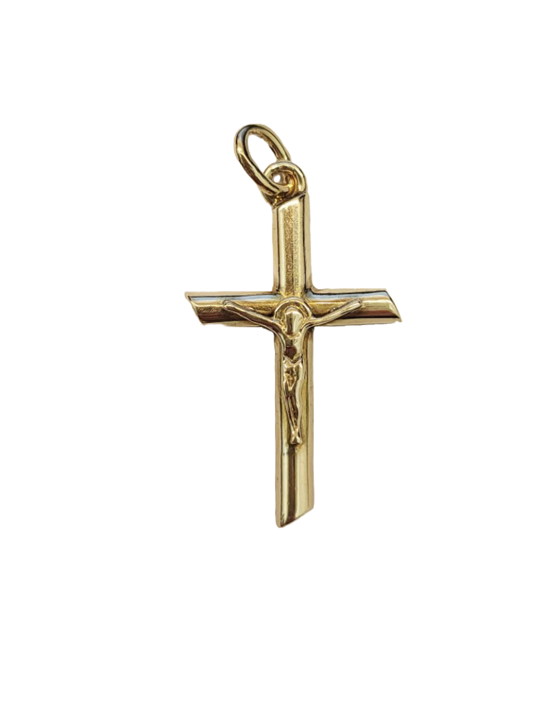 Occasions by Marleen Occasions by Marleen - 14 karaats - Gouden kruis - Corpus