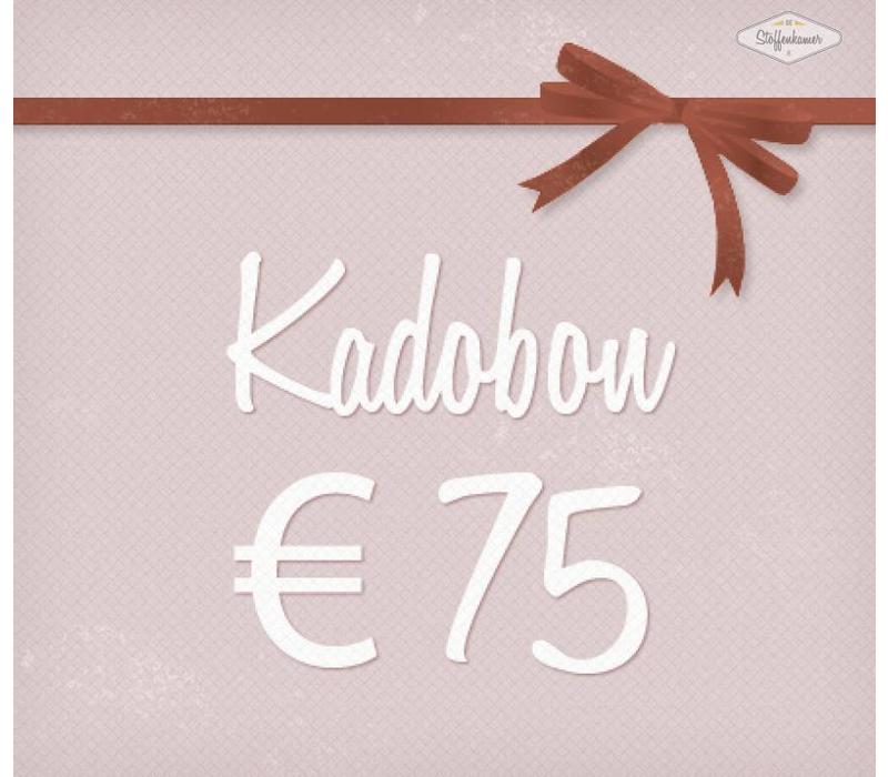 Kadobon 75 euro