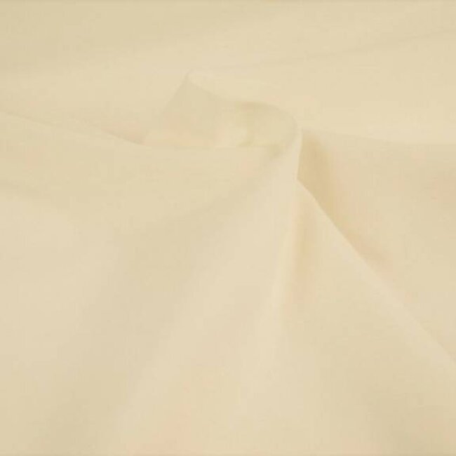 De Stoffenkamer Effen katoen gebroken wit