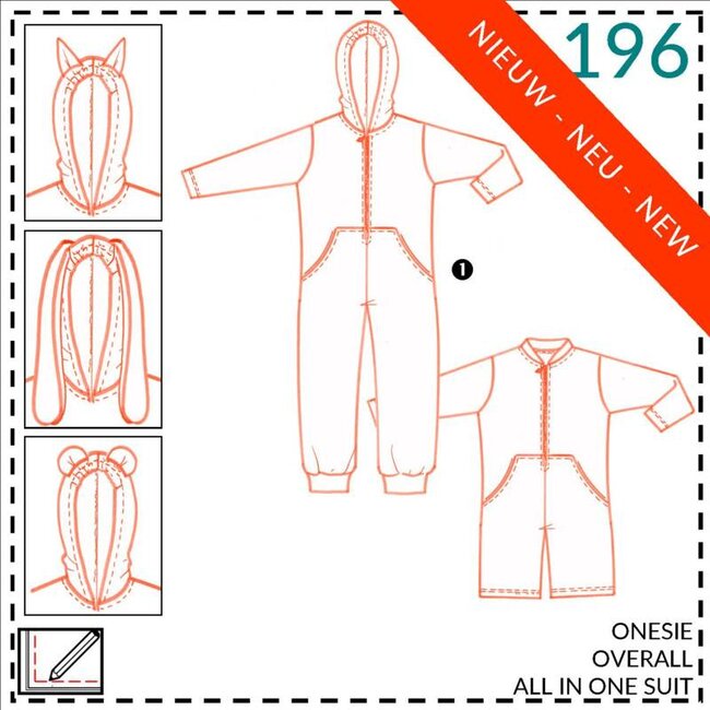 De Stoffenkamer Abracadabra JUMPSUIT / ONESIE