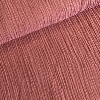 De Stoffenkamer Double Gauze Tetra marsala