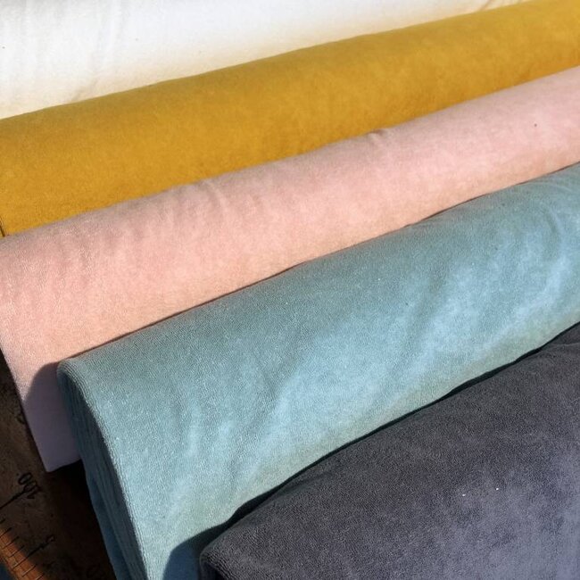 De Stoffenkamer Rekbare badstof - spons sun