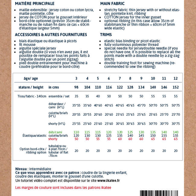 IKATEE Belle Underwear Girls