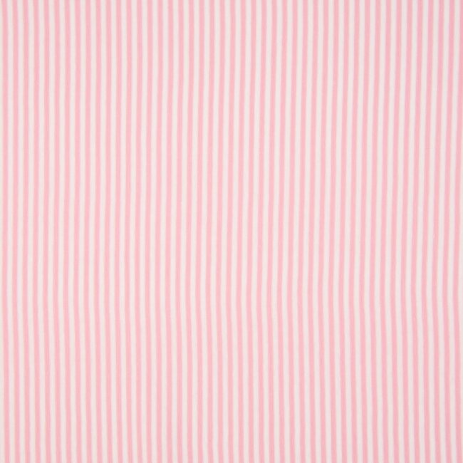 De Stoffenkamer Boordstof 75cm Roze Streepjes