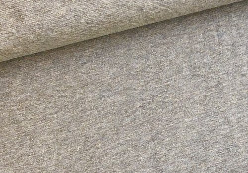 French terry - soft metallic gold