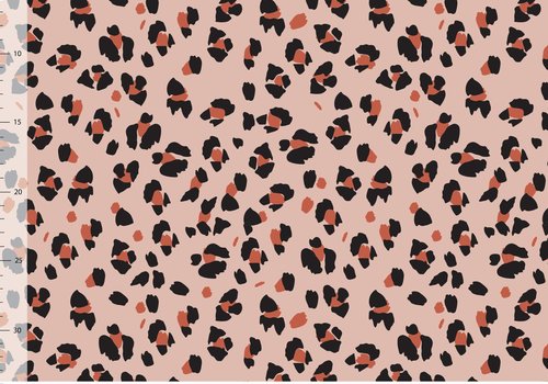 Elvelyckan Tricot Lynx Dots Dusty Pink