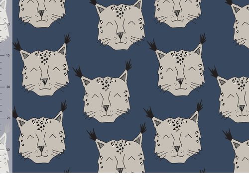 Elvelyckan Tricot Snowlynx Dark Blue