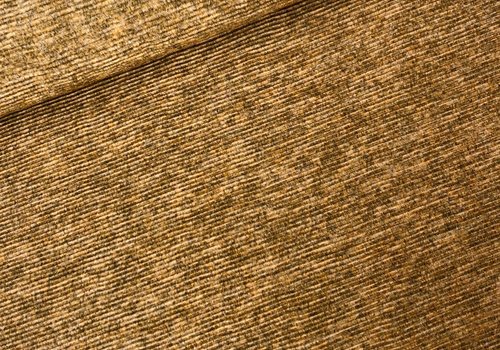 De Stoffenkamer Ribbed Sweater Plisse Oker