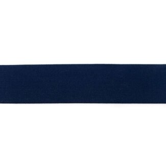 De Stoffenkamer Taille Elastiek 30mm marine blauw