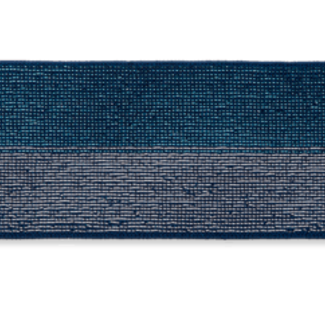 De Stoffenkamer Taille Elastiek 40mm Glitter Blauw