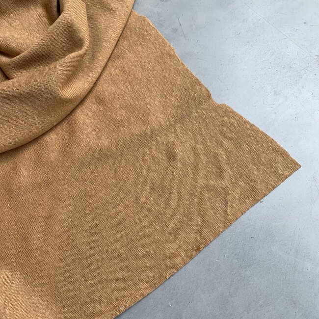 La Maison Victor Linen Jersey Dusty Camel