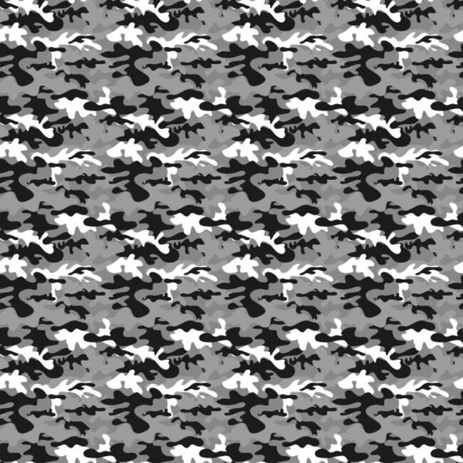 Cotton Camouflage Grey