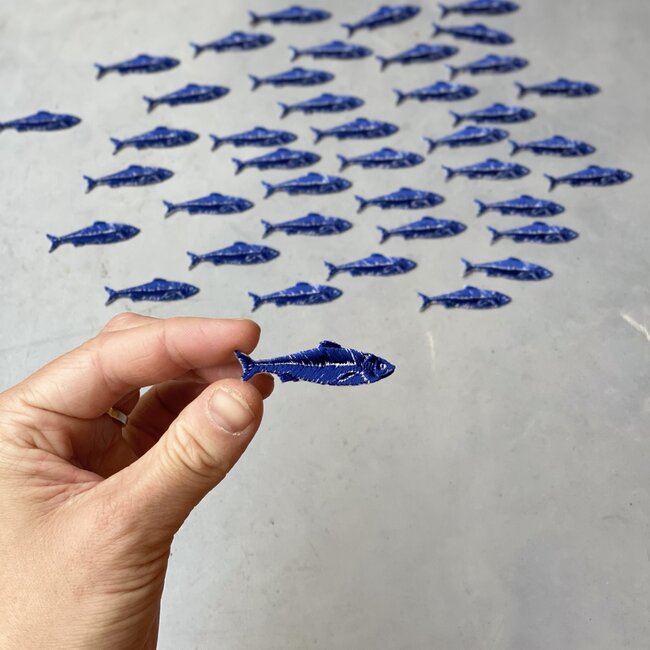 Capsule Fabrics Strijkapplicatie Vis