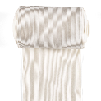 De Stoffenkamer Boordstof Heavy Rib Ecru