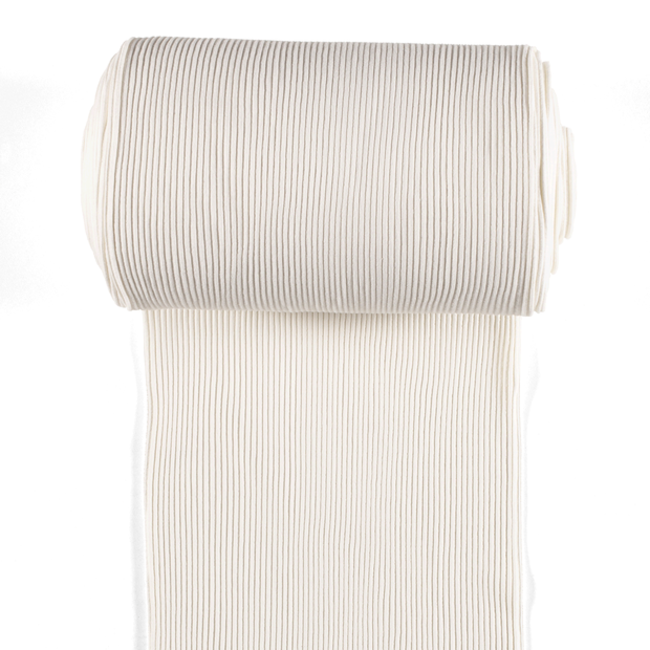 De Stoffenkamer Boordstof Heavy Rib Ecru