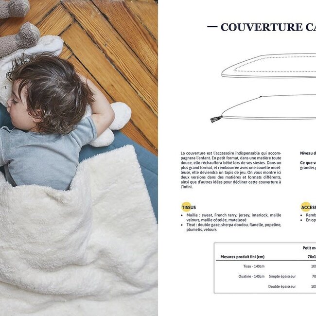 IKATEE Sewing Book for Babies