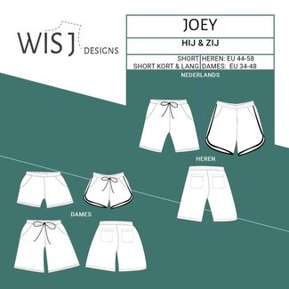 WISJ Patroon Joey Short Mannen & Vrouwen