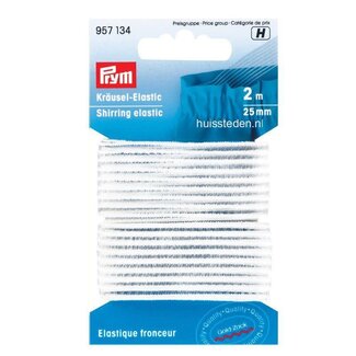 Prym Pakje Rimpel - smock Elastiek 2,5cm - 2 meter
