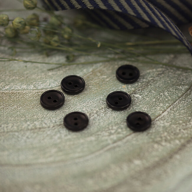 See You At Six SYAS knoopjes Corozo Black - 12mm