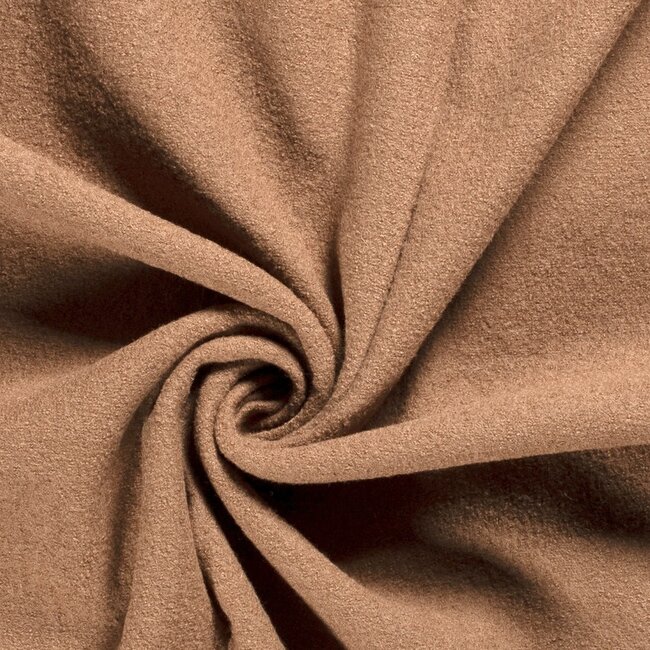 De Stoffenkamer Gekookte wol Light Camel