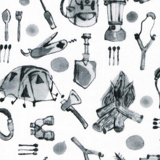 liberty Tana Lawn Liberty - Ernest's Adventure Grey