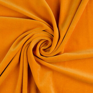 De Stoffenkamer Nicky Velours Warm Oker