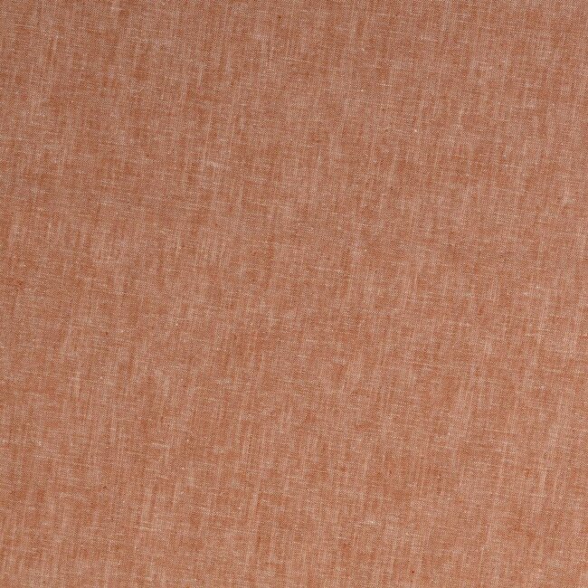 De Stoffenkamer Washed Linen Melange Rust