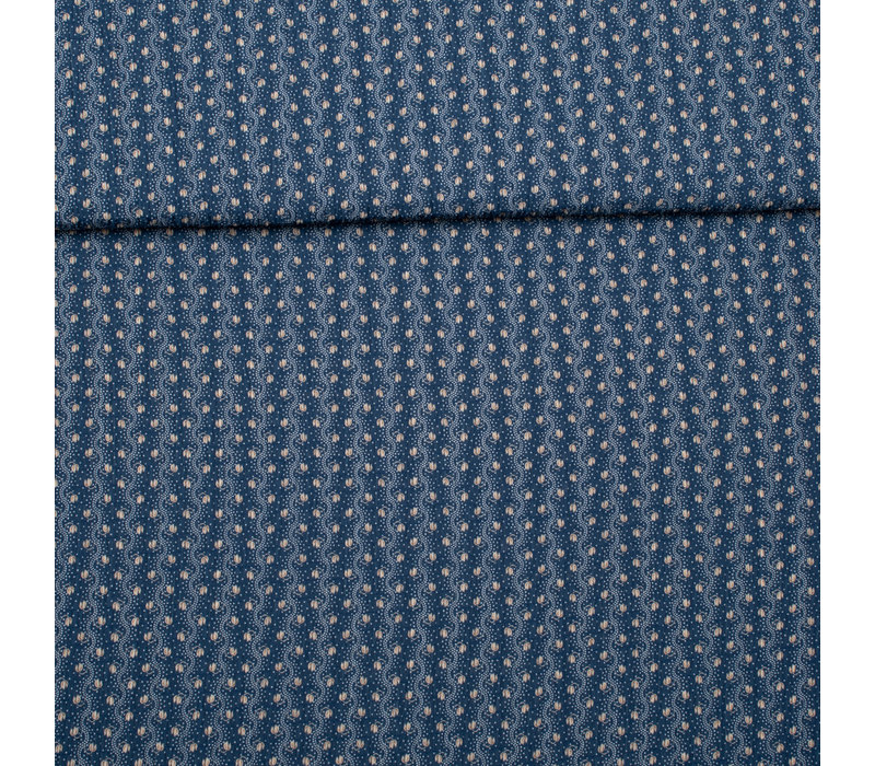 Seersucker - blue pattern