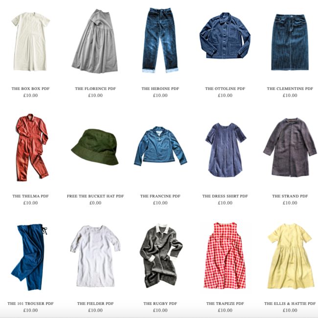 merchant&mills Merchant & Mills - DIGITAL PATTERNS PDF