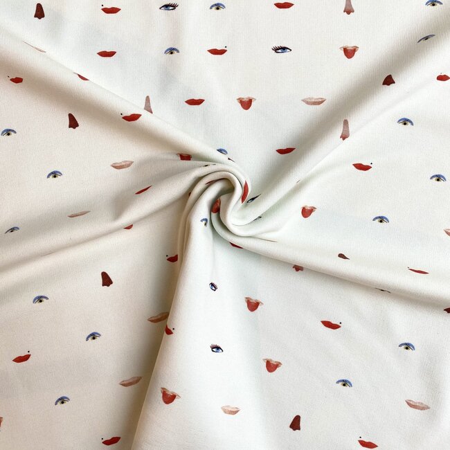 Capsule Fabrics French Terry - Anatomy - Faces