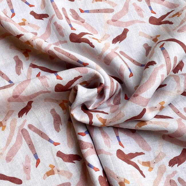 Capsule Fabrics Washed Linen - Anatomy - Limbs