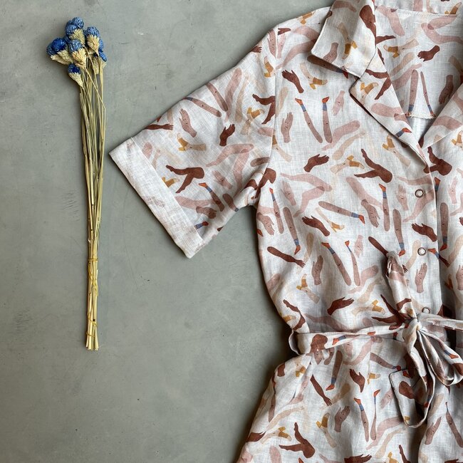 Capsule Fabrics Washed Linen - Anatomy - Limbs