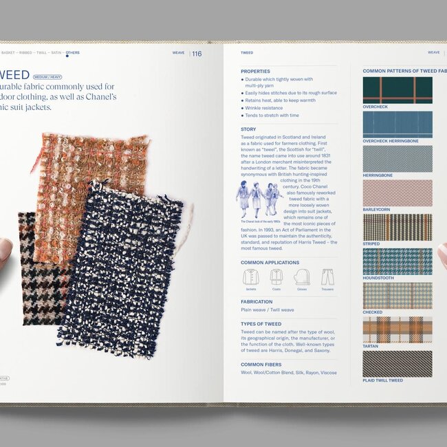 Fashionary Boek TEXTILEPEDIA