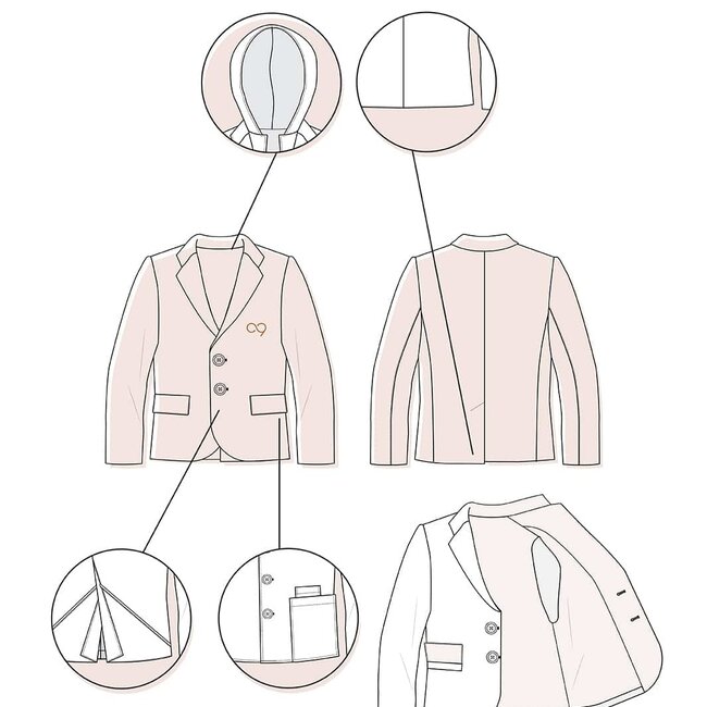 ZONEN09 - DIGITALE PATRONEN KINDEREN + TIENERS (104 - 176) PDF JACK -blazer