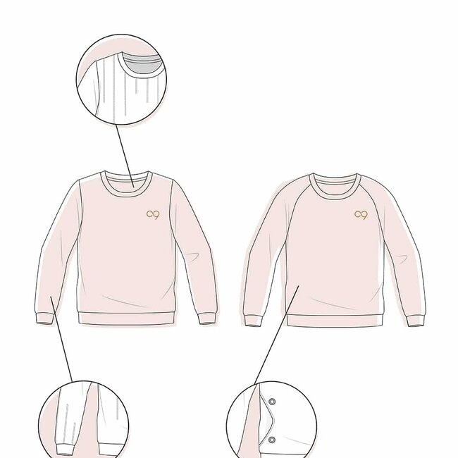 ZONEN09 - DIGITALE PATRONEN KINDEREN (92 - 134) PDF ROCCO* - sweater + sweatpants