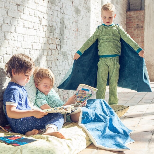 ZONEN09 - DIGITALE PATRONEN KINDEREN (92 - 134) PDF WOLF - pyjama