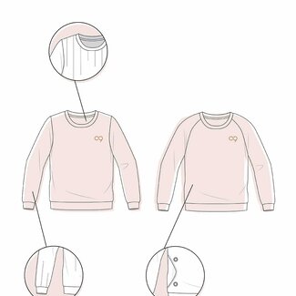 ZONEN09 - DIGITALE PATRONEN TIENERS (140 - 176) PDF ROCCO* - sweater + sweatpants