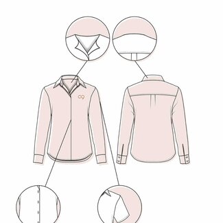 ZONEN09 - DIGITALE PATRONEN VOLWASSENEN PDF THEA - blouse dames