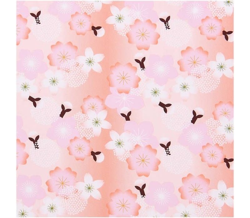 Cotton Sakura - flowers pink