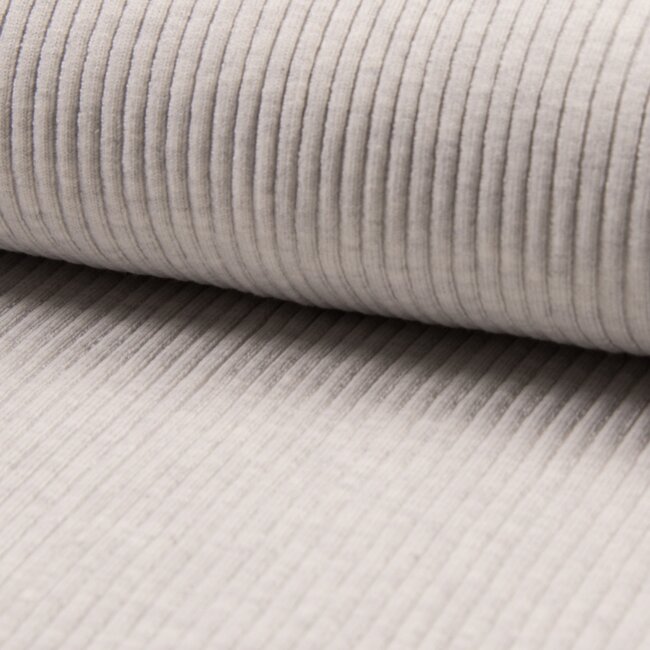 De Stoffenkamer Boordstof Heavy ecru melange