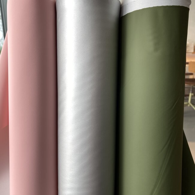 De Stoffenkamer Regen jekker Silver PU