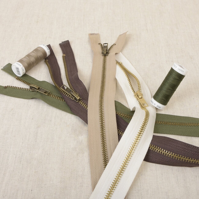 Deelbare rits metaal