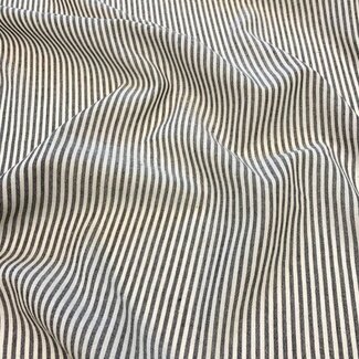 Cotton-Viscose stripes black