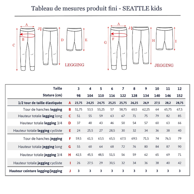 IKATEE SEATTLE kids legging