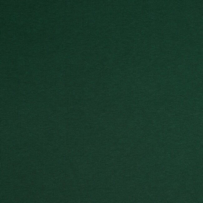 De Stoffenkamer Effen sweaterstof warme jogging - Donkergroen