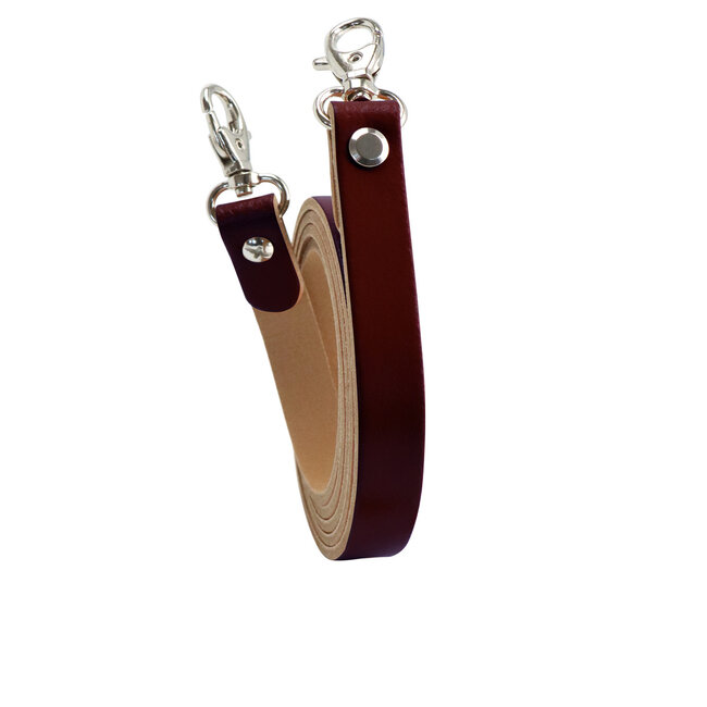 Miyako Riem 125cm + musketonhaakjes LEDER