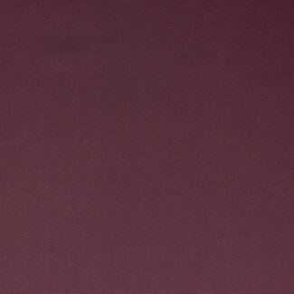 De Stoffenkamer Effen katoen burgundy